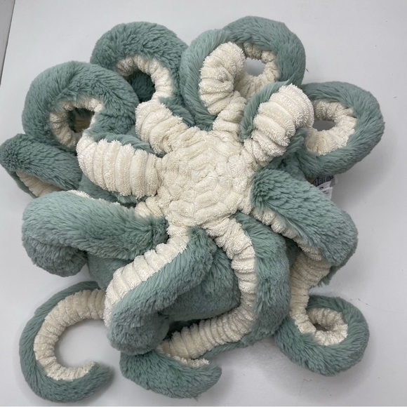 RETIRED Jellycat Odyssey Octopus Large Green Plush Stuffed Animal - Picture 8 of 8